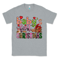 Heather Grey baby's first christmas Classic Tee - FaDigitalArtStudio