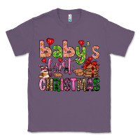 Lavender baby's first christmas Classic Tee - FaDigitalArtStudio