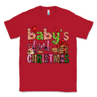 Red baby's first christmas Classic Tee - FaDigitalArtStudio