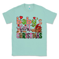 Seafoam baby's first christmas Classic Tee - FaDigitalArtStudio