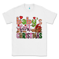 White baby's first christmas Classic Tee - FaDigitalArtStudio