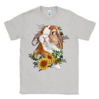 Moon Dust bunny with sunflowers Classic Tee - RanaPortraitStore