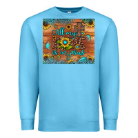 Ocean Blue all my hope is in jesus Premium Sweatshirt - JahusDesignShop