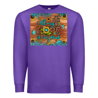 Purple all my hope is in jesus Premium Sweatshirt - JahusDesignShop
