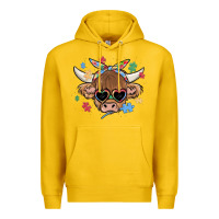 Lemon autism awareness cow Premium Hoodie - MaliasSmallBusiness