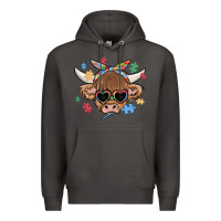 Smoke autism awareness cow Premium Hoodie - MaliasSmallBusiness