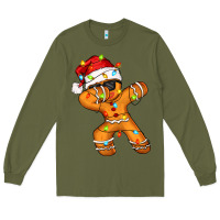 Army Green dabbing cookies Long Sleeve Tee - Zillion Design Studio