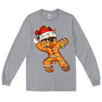 Heather Grey dabbing cookies Long Sleeve Tee - Zillion Design Studio