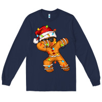 Navy dabbing cookies Long Sleeve Tee - Zillion Design Studio