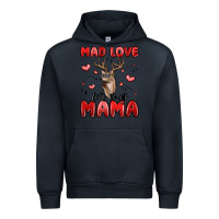 Navy mad love for my mama Urban Hoodie - MaliasSmallBusiness