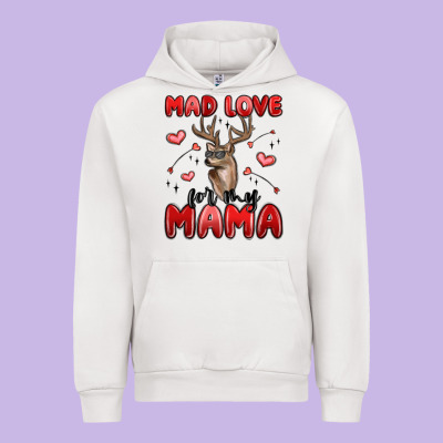 Mad Love For My Mama Urban Hoodie Designed By Maliassmallbusiness