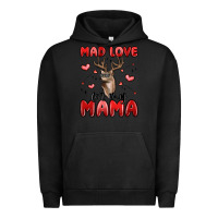 Pigment Black mad love for my mama Urban Hoodie - MaliasSmallBusiness