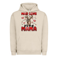 Pigment French Oak mad love for my mama Urban Hoodie - MaliasSmallBusiness