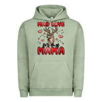Pigment Oil Green mad love for my mama Urban Hoodie - MaliasSmallBusiness