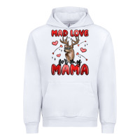 White mad love for my mama Urban Hoodie - MaliasSmallBusiness