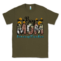 Army Green boy mom from son up to son down Classic Tee - Zillion Design Studio