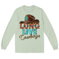 Matcha long live cowboys Long Sleeve Tee - texasbilliewilder