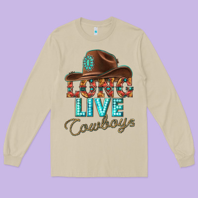 Long Sleeve Tee long live cowboys