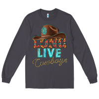 Smoke long live cowboys Long Sleeve Tee - texasbilliewilder