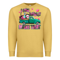 Antique Gold i can totally make that Premium Sweatshirt - AdoDesignShop