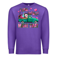 Purple i can totally make that Premium Sweatshirt - AdoDesignShop
