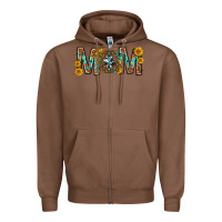 Chestnut mom with aztec mothers day Zipper Hoodie - texasbilliewilder