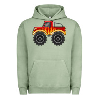 Monster Truck With Flames Urban Hoodie | Teevron