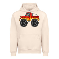 Sandshell monster truck with flames Urban Hoodie - MaliasSmallBusiness