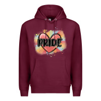 Burgundy pride Premium Hoodie - MaliasSmallBusiness