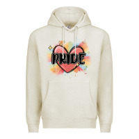 Oatmeal Heather pride Premium Hoodie - MaliasSmallBusiness