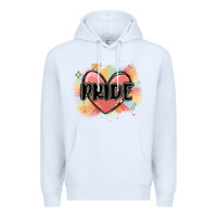 White pride Premium Hoodie - MaliasSmallBusiness
