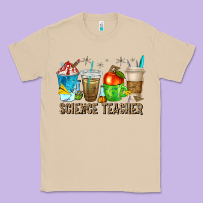 Science Teacher Coffee Cups Classic Tee Designed By Texasbilliewilder