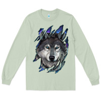 Matcha Wolf scratch mark Long Sleeve Tee - RanaPortraitStore