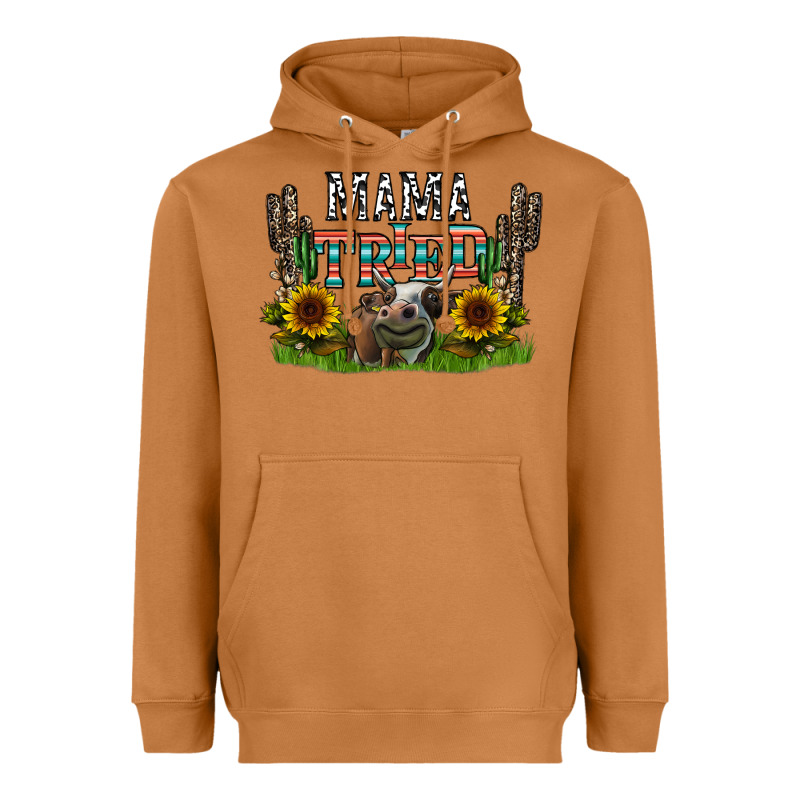 Mama Tried1 Heavyweight Hoodie by CowhideDigitalArt | Teevron