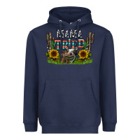 Navy mama tried1 Heavyweight Hoodie - CowhideDigitalArt