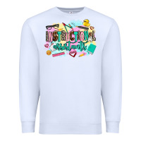 White instructional assistant's Premium Sweatshirt - AdoDesignShop