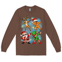 Chestnut dabbing christmas Long Sleeve Tee - Zillion Design Studio