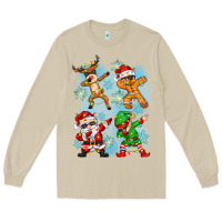 Mushroom dabbing christmas Long Sleeve Tee - Zillion Design Studio