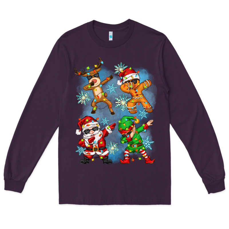 Dabbing Christmas Long Sleeve Tee by Zillion Design Studio | Teevron