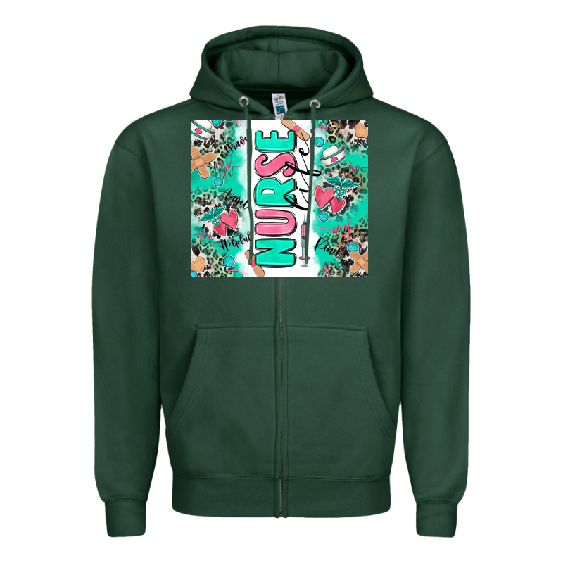 Nurse Life Zipper Hoodie by Zillion Design Studio | Teevron