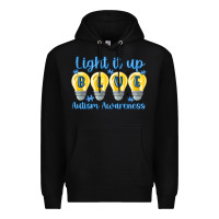 Black light it up Premium Hoodie - MaliasSmallBusiness