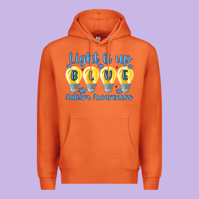 Light It Up Premium Hoodie Designed By Maliassmallbusiness