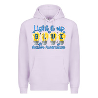 Lilac light it up Premium Hoodie - MaliasSmallBusiness
