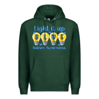 Sports Green light it up Premium Hoodie - MaliasSmallBusiness