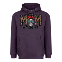 Plum mom life Heavyweight Hoodie - CowhideDigitalArt