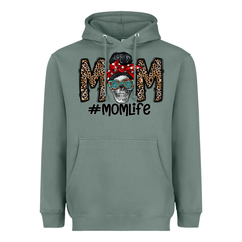 Mom Life Heavyweight Hoodie by CowhideDigitalArt | Teevron