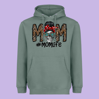 Mom Life Heavyweight Hoodie Designed By Cowhidedigitalart