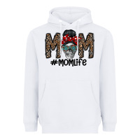 White mom life Heavyweight Hoodie - CowhideDigitalArt
