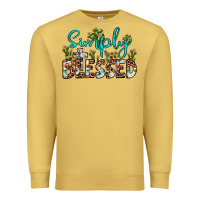 Antique Gold simply blessed Premium Sweatshirt - JahusDesignShop