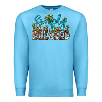 Ocean Blue simply blessed Premium Sweatshirt - JahusDesignShop
